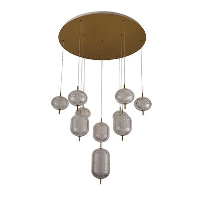 Rochelle Chandelier Acrylic+Metal D80Xh100 Led Copper A6900/10H