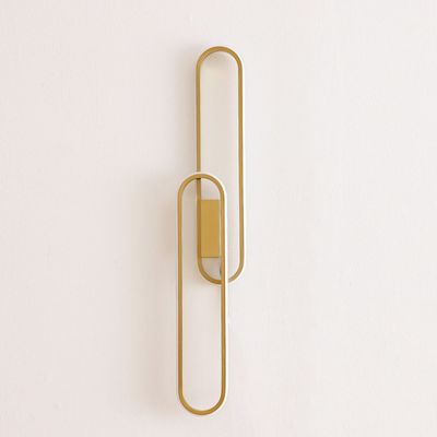 Elles Wall Bracket Alu+Metal(Base) 80X13X5.5 Led Antique Brass 39102