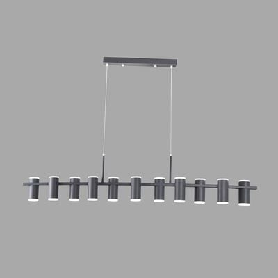 Luca Pendant Metal+Acrylic L103 Xw54 Xh34 Led Grey Bh1035/11