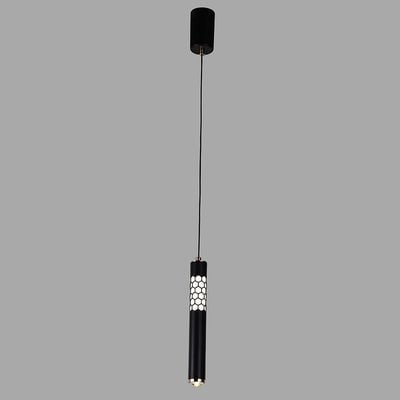 Rocco Pendant Metal+Acrylic L60 Xw42 Xh23 Led Black Bh1039