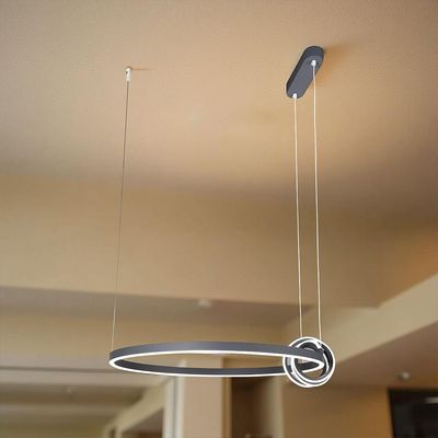 Renzo LED Pendant Candelier - Alu+Silicon L65xW65xH22 - Grey - With 2-Year Warranty