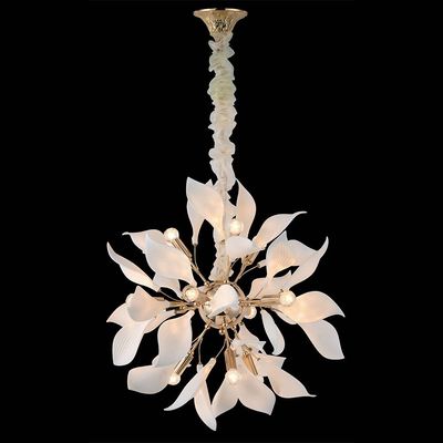 Cecilia Chandelier Ceramic+Metal D60 Xh120X W60 E14 Golden 7172-12P