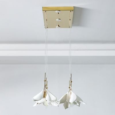 Cecilia LED Chandelier - Ceramic+Metal - Golden - D60xH120xW60 