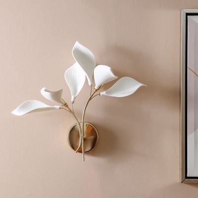 Cecilia 2-Light Wall Bracket - White/Gold - With 2-Year Warranty