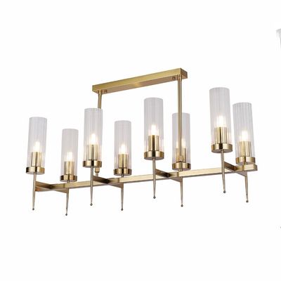 Viviana Chandelier Metal Plated+Glass L93Xh53 E27 Copper Md29086-8L