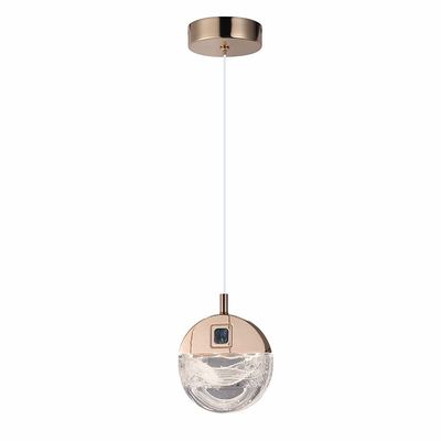 Alisse Pendant Ss + Alu+Crystal D66 Xh49X W25 Led Gold/Clear Zl2552/1Sp