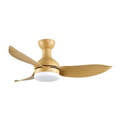 Shabran Ceiling Fans Iron+Acrylic 22Cm Led Light Wood 2135