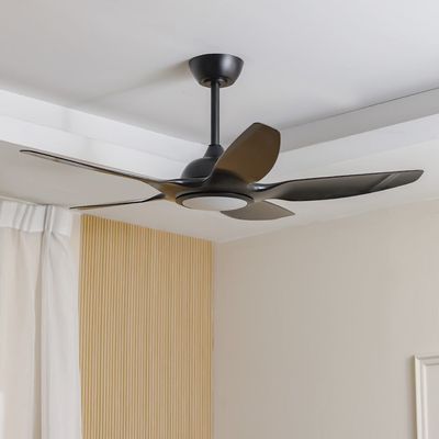 Shabran Ceiling Fans Iron+Acrylic 20Cm Led Black 9105