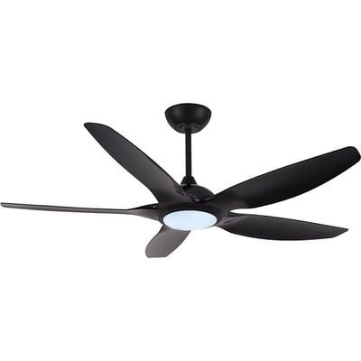 Shabran Ceiling Fans Iron+Acrylic 20Cm Led Black 9105