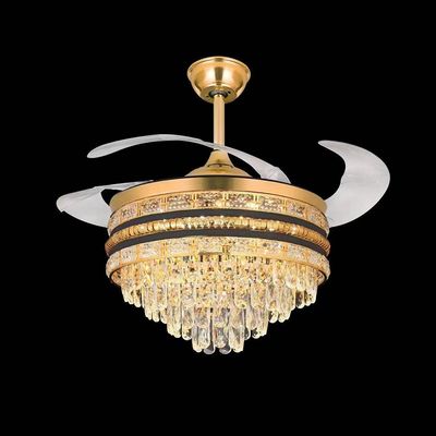 Masakan Ceiling Fans Iron  10.6Cm Led Gold Yf-1966