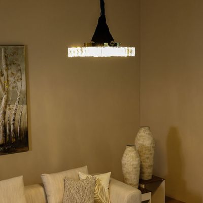 Tashir Flushmounts Ss+Crystal 60*45Cm Led Gold Xd803/6