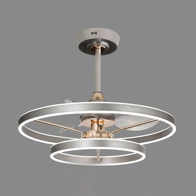 Lori Ceiling Fans Iron+Alu+Acrylic 60*H55Cm Led Gray+Golden A8622