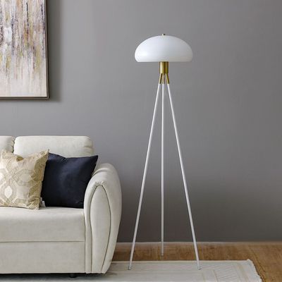 Hampton Metal Floor Lamp 40*H155 E27 White Fl1035