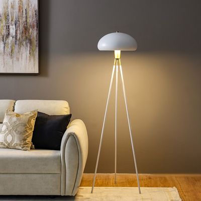 Hampton Metal Floor Lamp 40*H155 E27 White Fl1035