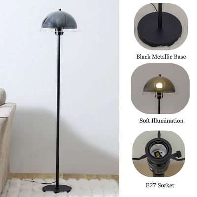 Hampton Metal Floor Lamp - Black - 35xH150