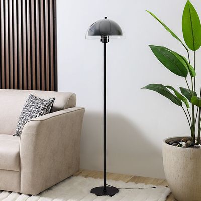 Hampton Metal Floor Lamp - Black - 35xH150