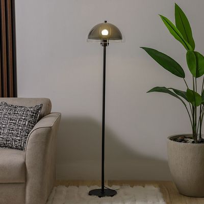 Hampton Metal Floor Lamp 35*H150 E27 Black Fl1042