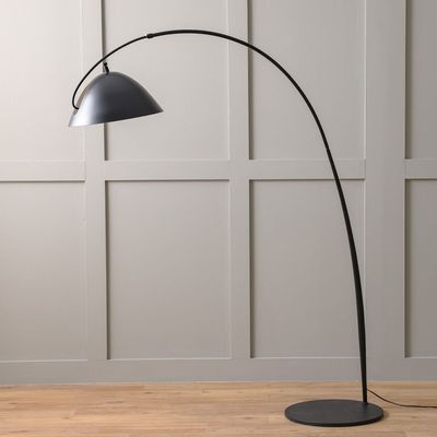 Hampton Metal Floor Lamp 30*H178 E27 Black Fl1045