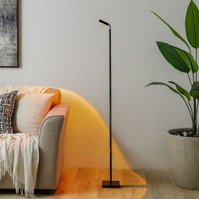 Hampton Metal+Shade Floor Lamp 8*H120 Led Black Fl1035