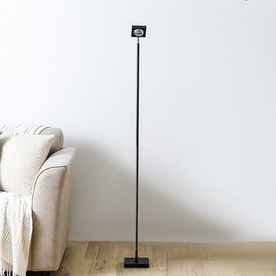 Hampton Metal+Shade Floor Lamp 8*H120 Led Black Fl1035