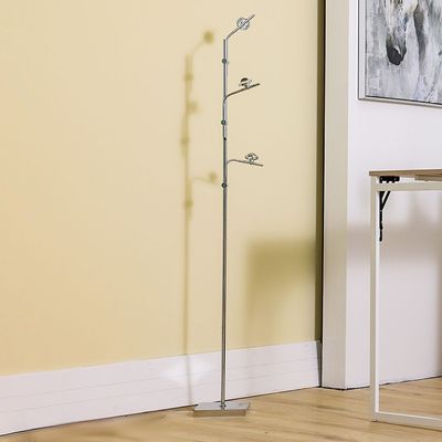 Hampton Metal Floor Lamp 20*H160 Led Grey +Black Fl1037