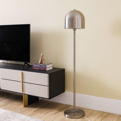 Hampton Metal Floor Lamp 25X25X153 E27 Silver Ml615113-Sv