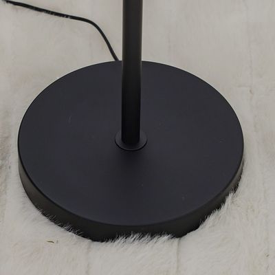Hampton Metal+Fabric Floor Lamp - Black  - 30x30x158 cm