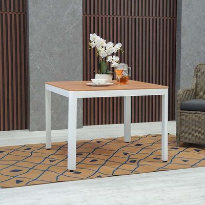 Lisa Dining Table - White/Oak 