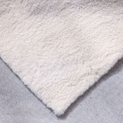 Plain Plush Solid Soft Fur Rugs 200X300 Peal White