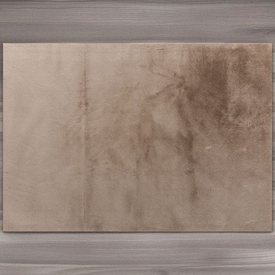 Plain Plush Solid Soft Fur Rugs 120X180 Cream
