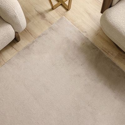 Nova Tufted Shaggy Solid  Rugs 160X240 Camel 