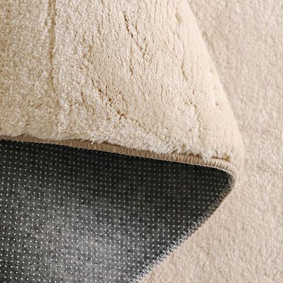 Nova Tufted Shaggy Solid Rugs 200X300 Cream 