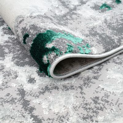 Harmony Modern Distressed Rugs 200X300 Turquoise