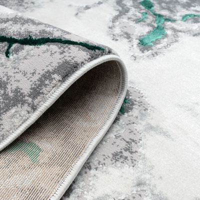 Harmony Modern Distressed Rugs 240X340 Turquoise