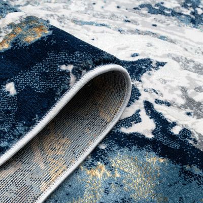 Harmony Modern Distressed Rugs 160X230 Blue