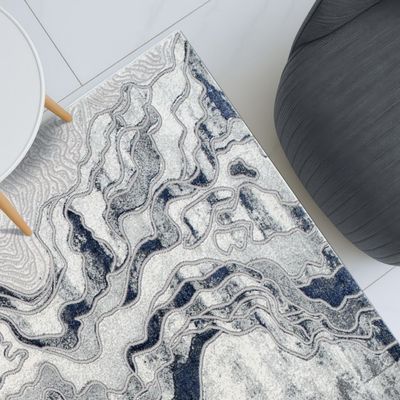 Harmony Modern  Abstracts Rugs 160X230 Blue