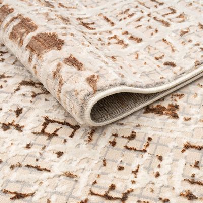 Harmony Modern Distressed Rugs 160X230 Brown