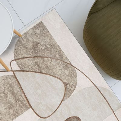 Harmony Modern  Abstracts Rugs 240X340 Cream