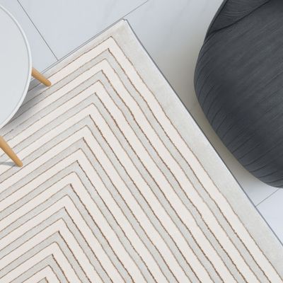 Harmony Modern Geometrics Rugs 200X300 White