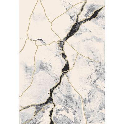 Galeria Lux Abstract Rug-White & Black-160x230 cm