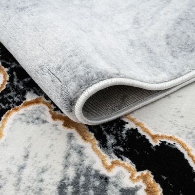 Galeria Lux Abstract Rug-White & Black-160x230 cm