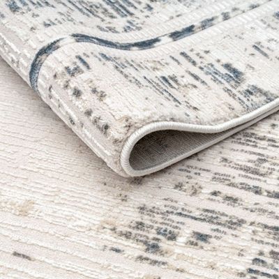 Urbana  Contemperory Rugs 150X150 White Blue