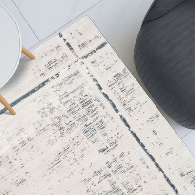 Urbana  Contemperory Rugs 160X230 White Blue