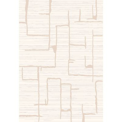 La Perle Modern Abstracts Rugs 160X230 White Rust