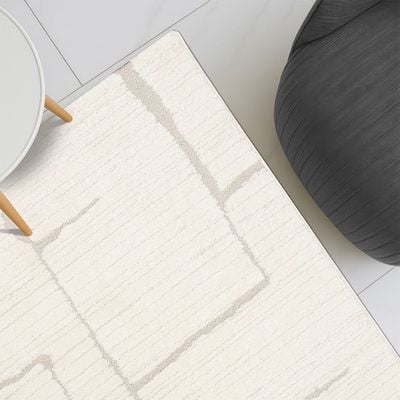 La Perle A0025 Modabs Rugs C2136A_Lpb_56___42 200X300 D27-White Rust