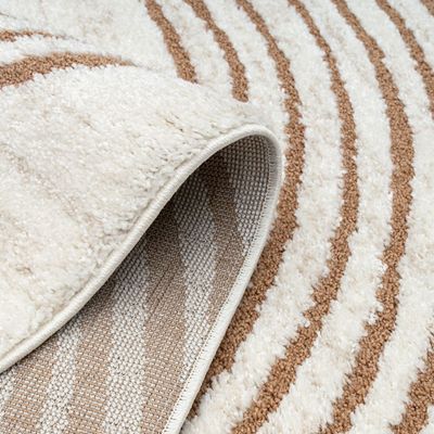 La Perle Modern Abstracts Rugs 240X340 White Rust