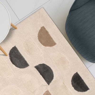 Cosey Modern  Abstracts Rugs 240X340 Cream Gold