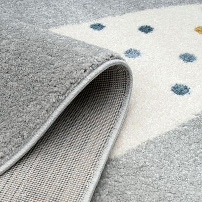 Rabbit Kids Rugs 150X150 Grey