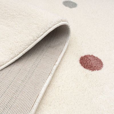 Dots Kids Rugs 160x230 White Multi