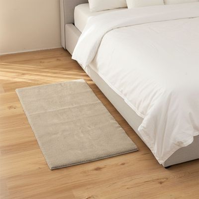 Nova Tufted Shaggy Solid Mat 50X90 Camel 